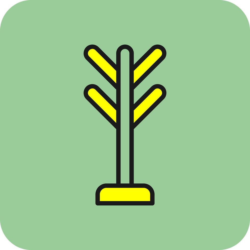 Coat Rack Vector Icon Design