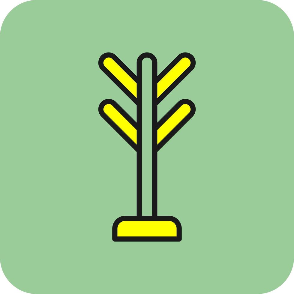 Coat Rack Vector Icon Design