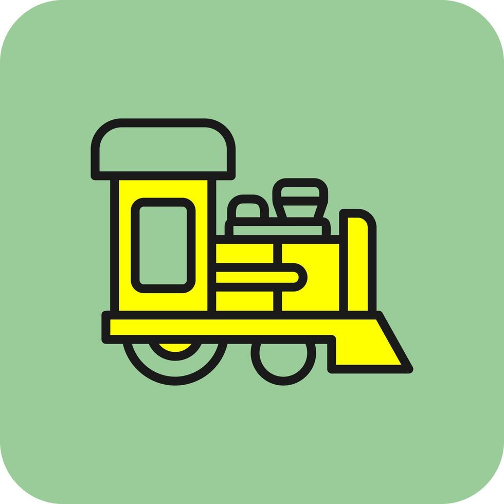 diseño de icono de vector de tren