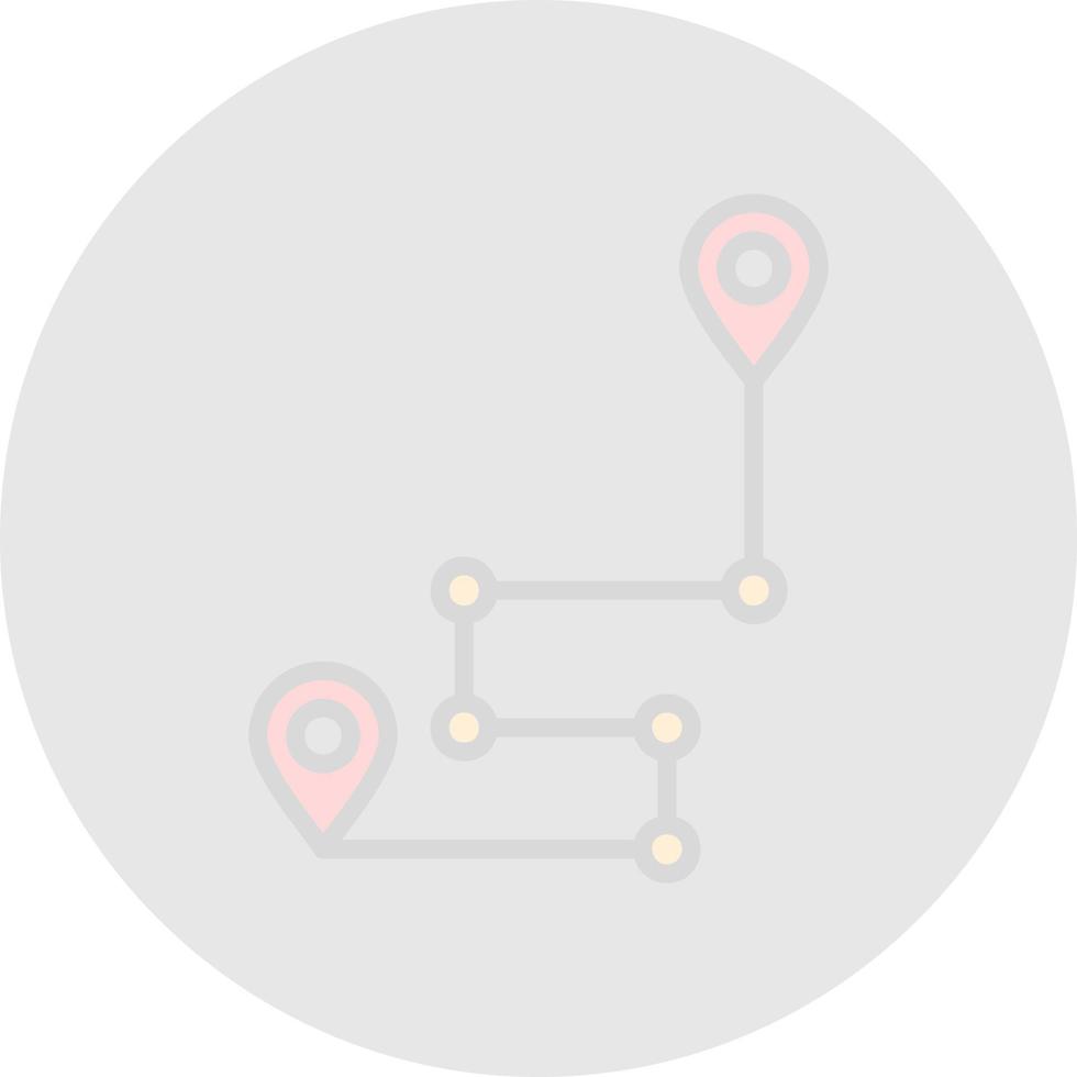 Route Vector Icon Design