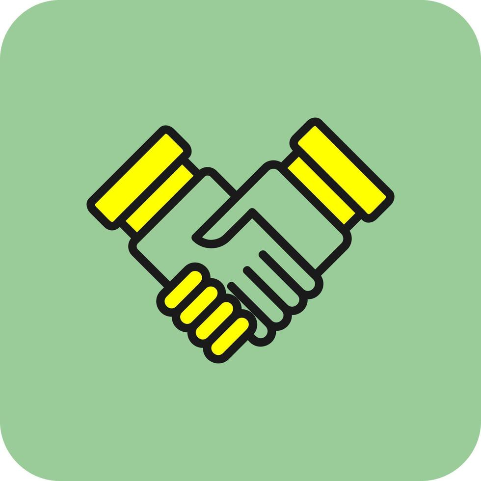 Handshake Vector Icon Design