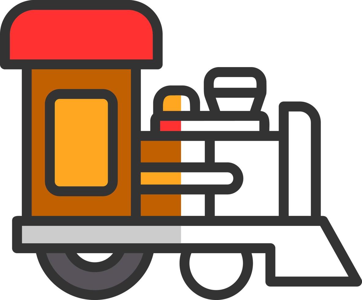 Train Vector Icon Design