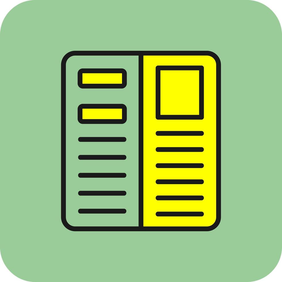 Curriculum Vector Icon Design