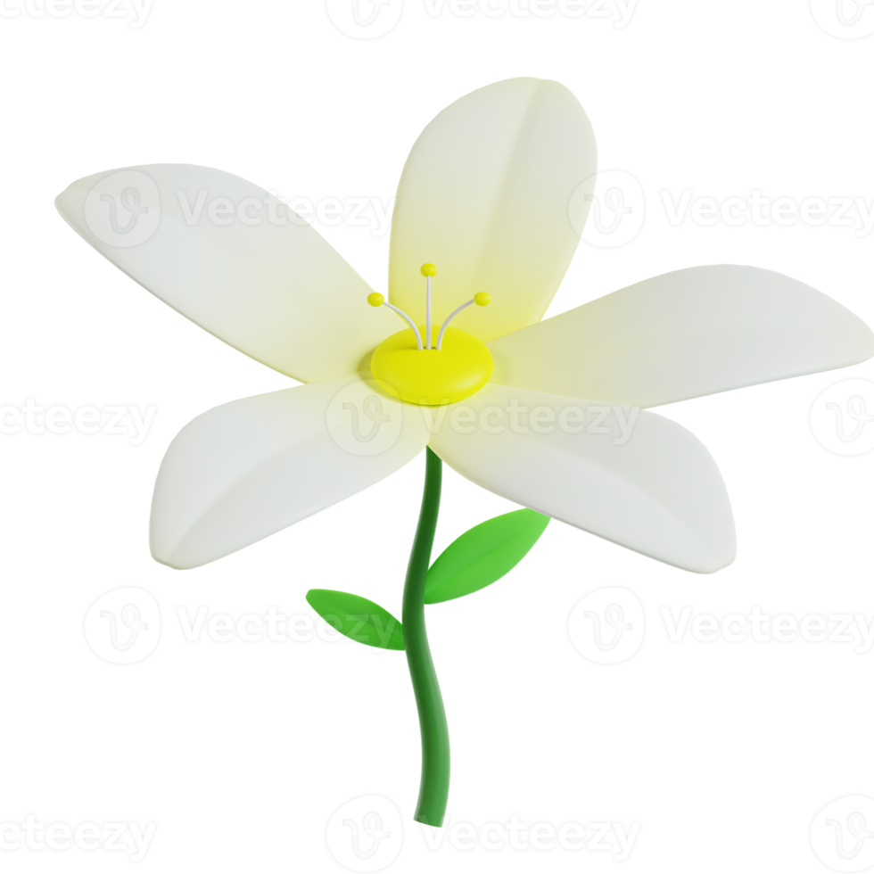 3D Lily Flower png