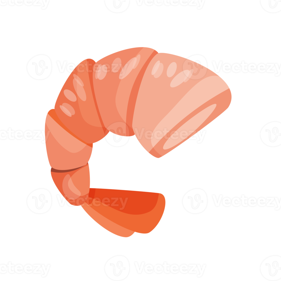 shrimp seafood isolated illustration png