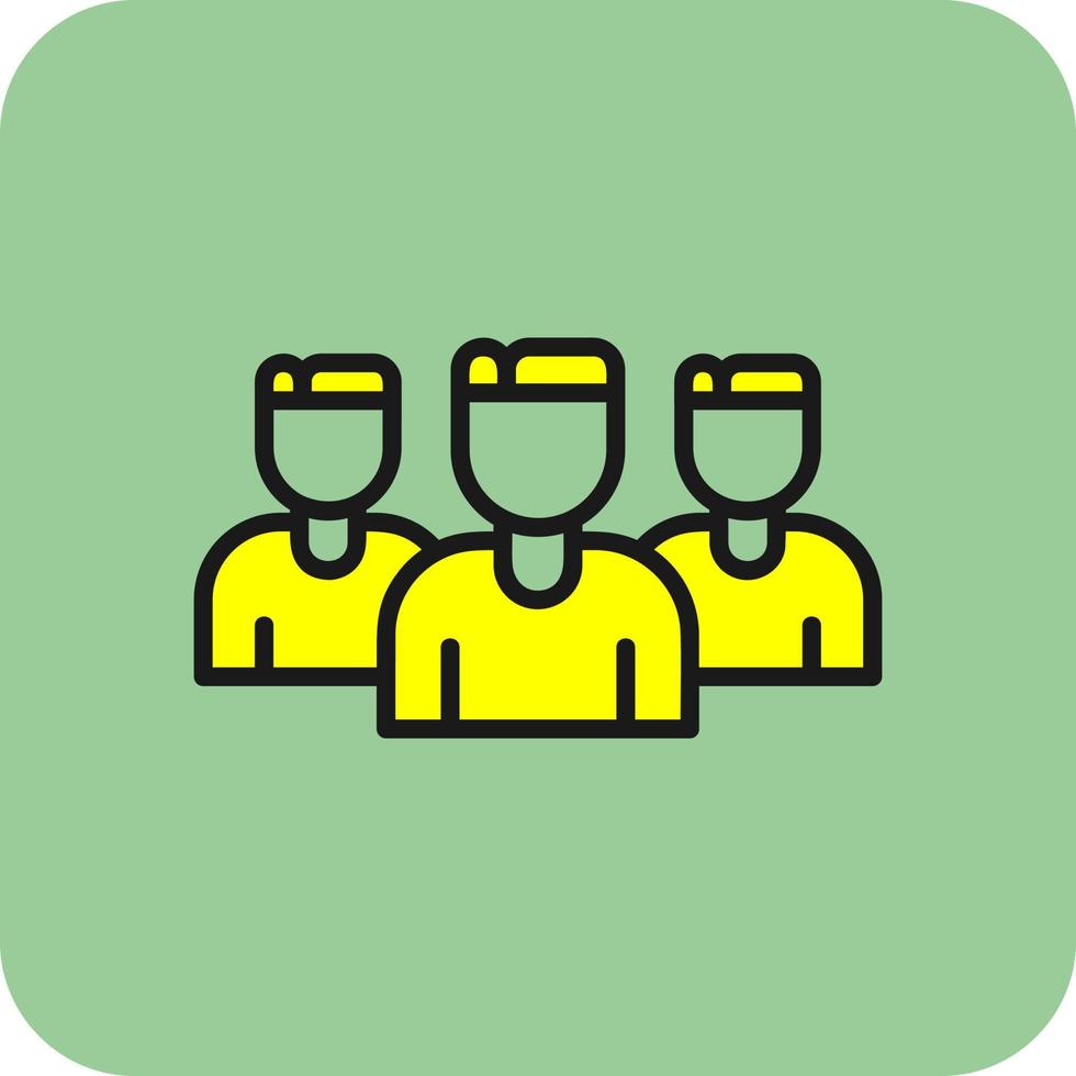 Teamwork Vector Icon Design