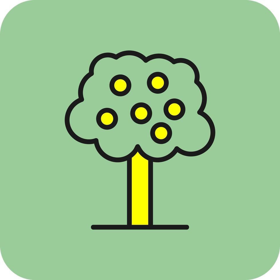 Orchard Vector Icon Design