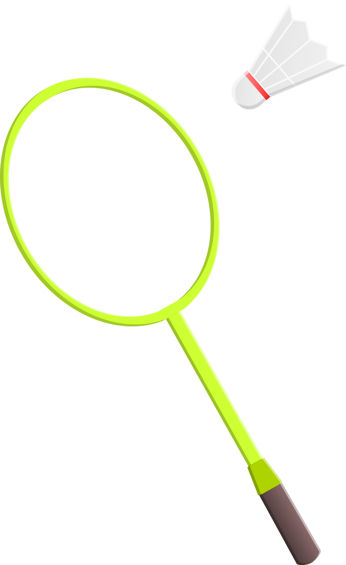 badminton racket and shuttlecock png 20038475 PNG