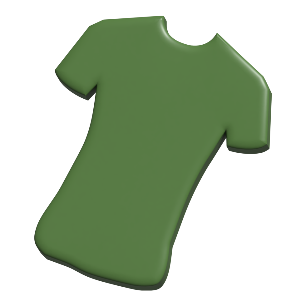 3D-Symbol des T-Shirts png