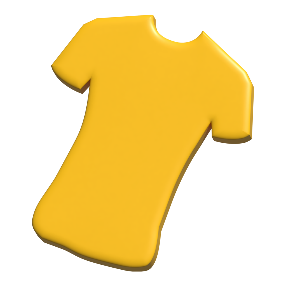 3d icon of t shirt png