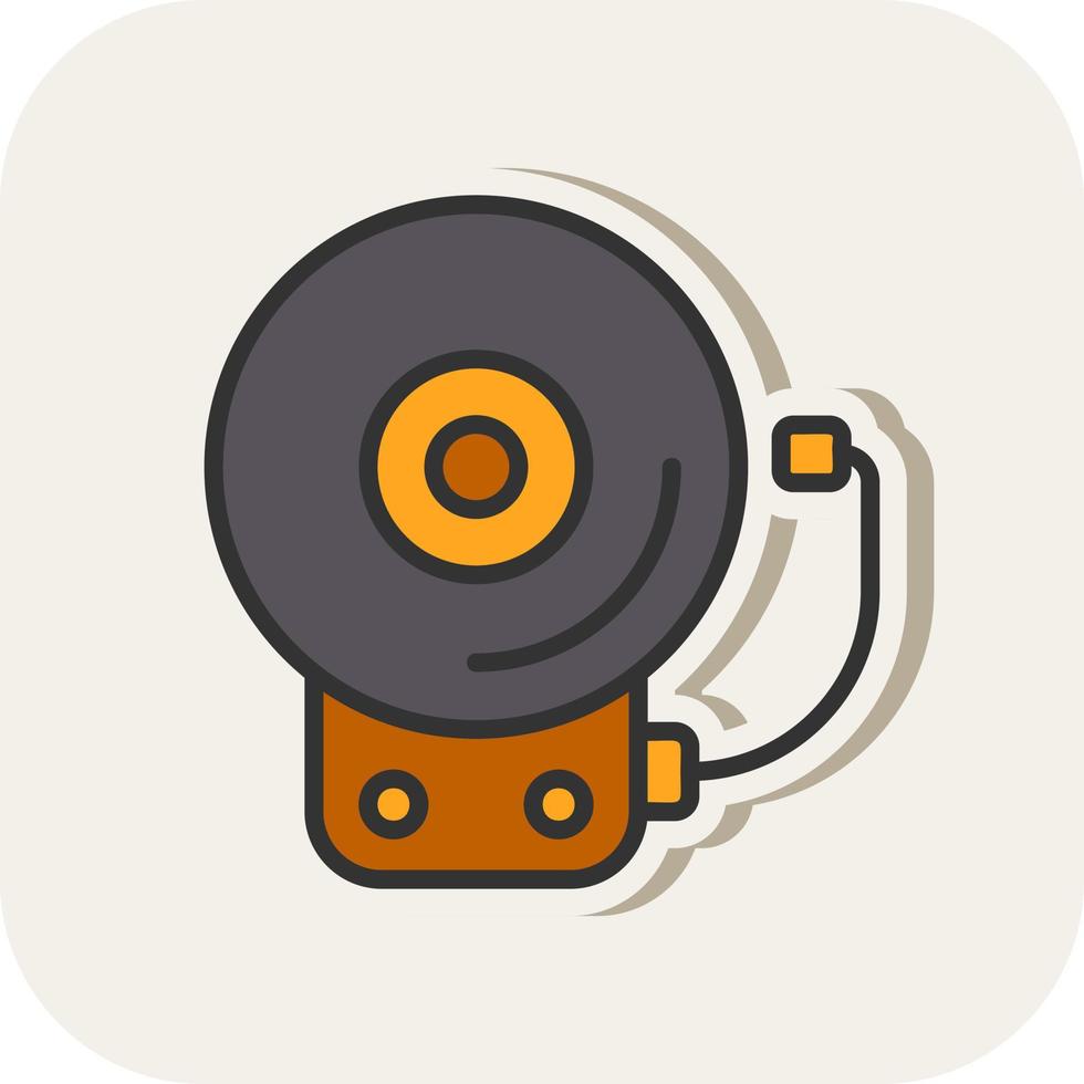 Ring Bell Vector Icon Design