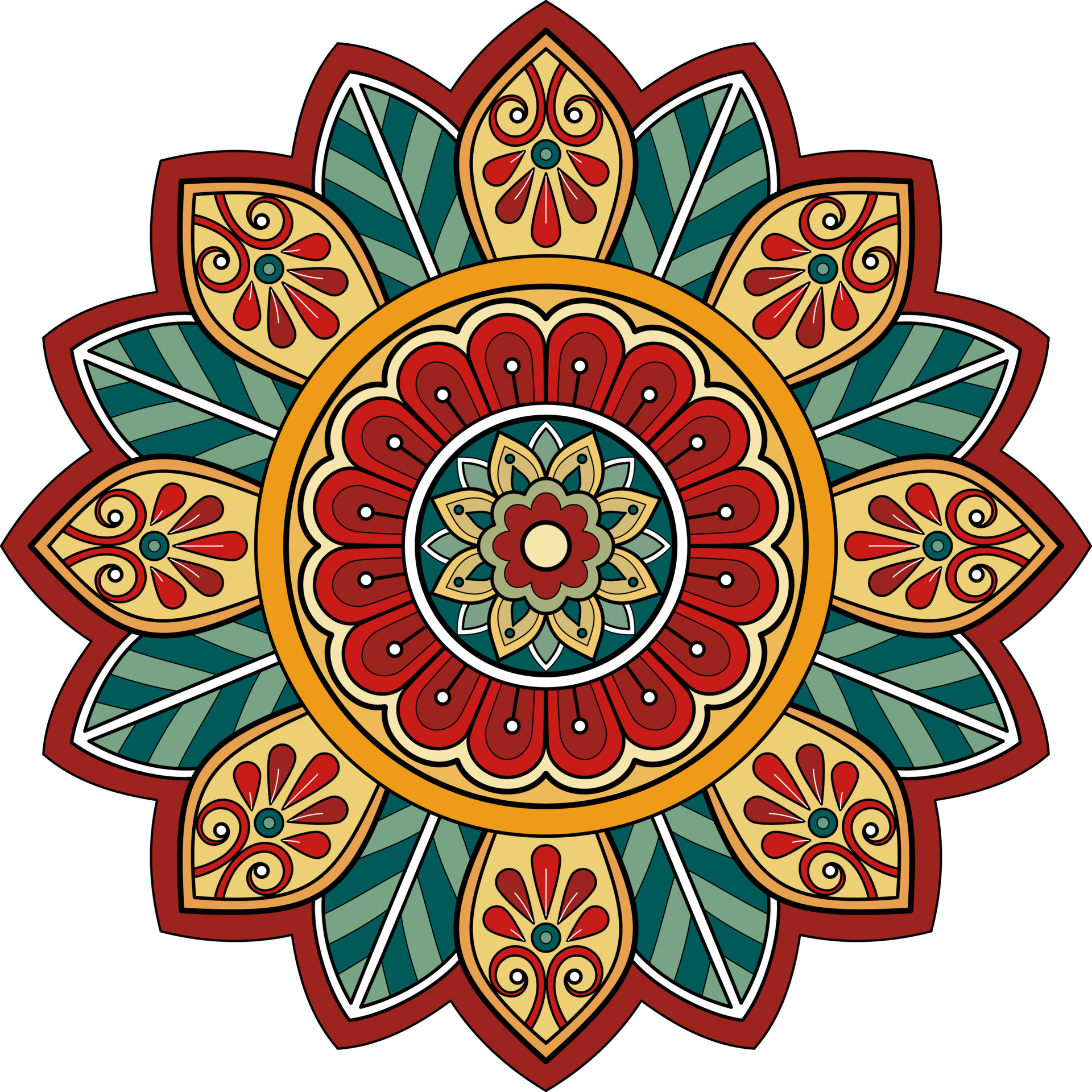 ethnic-mandala-with-colorful-ornament-for-art-on-the-wall-fabric