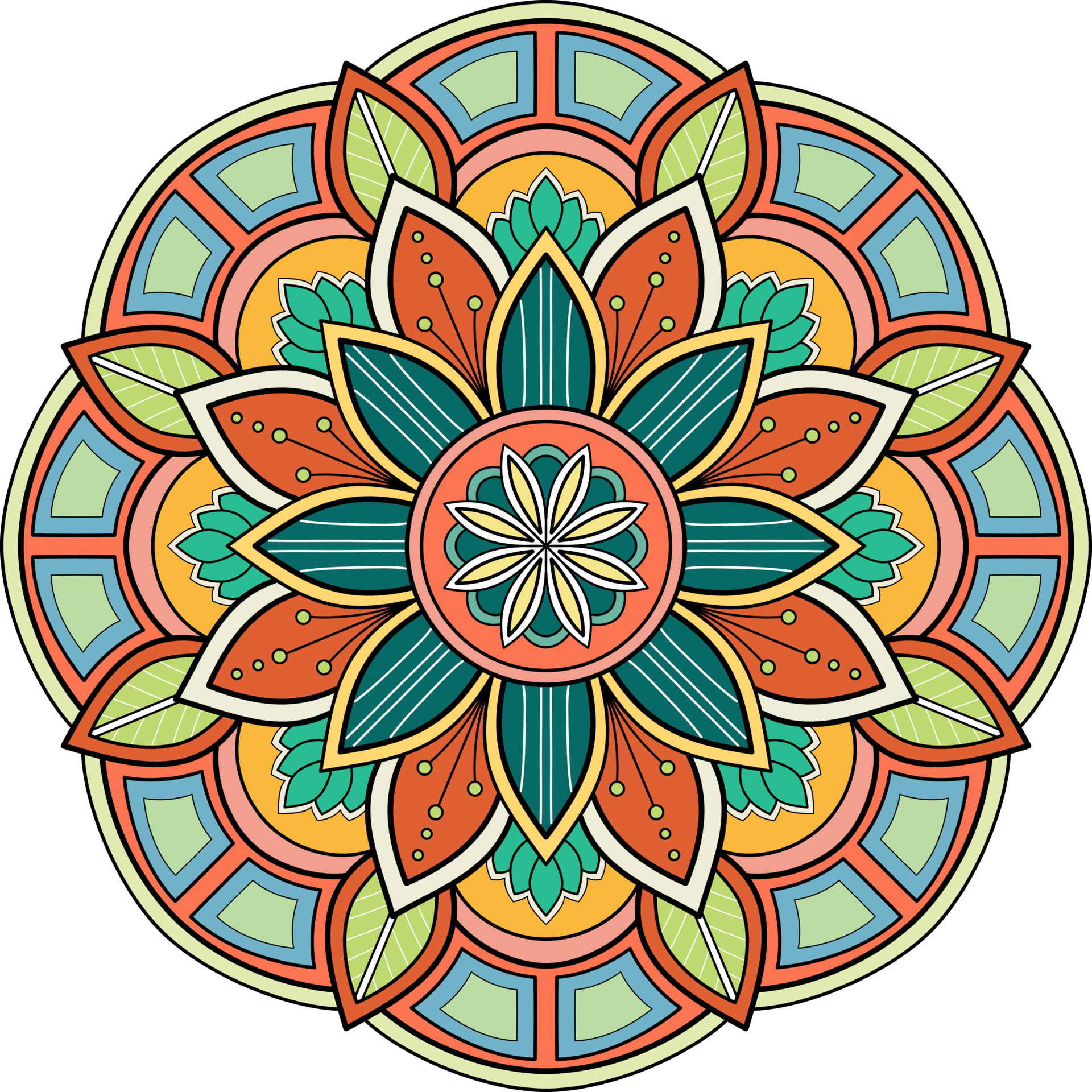 ethnic-mandala-with-colorful-ornament-for-art-on-the-wall-fabric