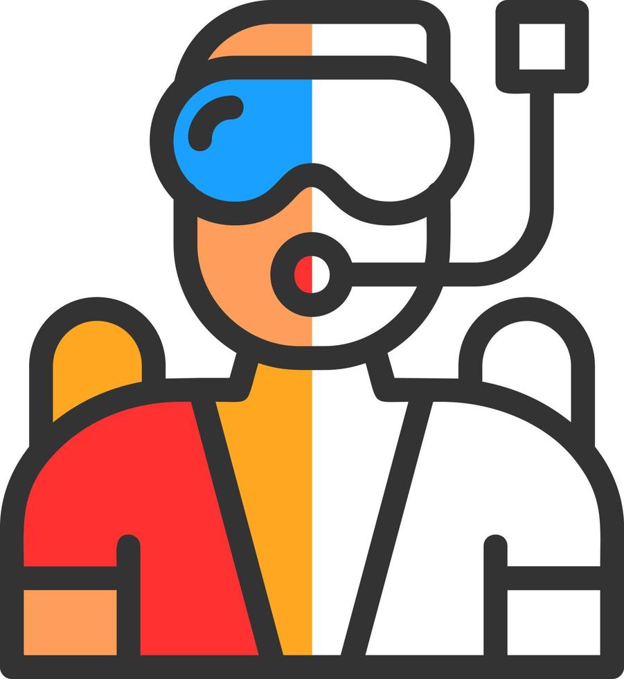 Diving Vector Icon Design