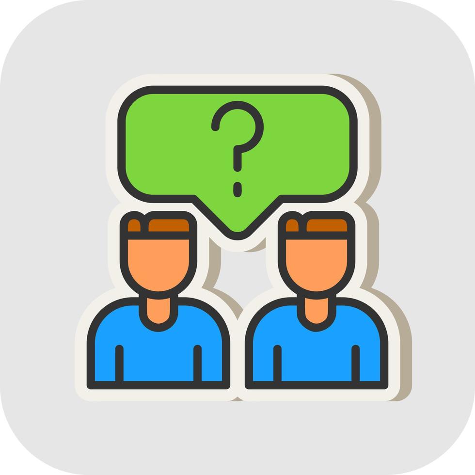 Question Vector Icon Design