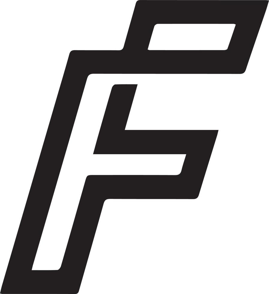 Lettermark Logo From Letter F Vector File