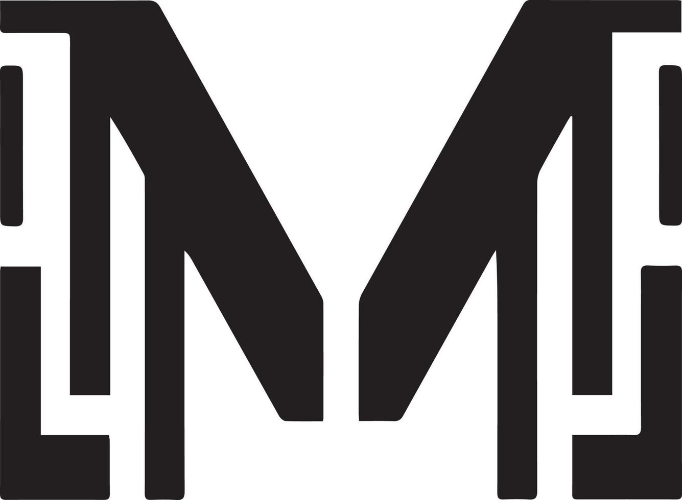 Lettermark Logo From Letter M Vector File
