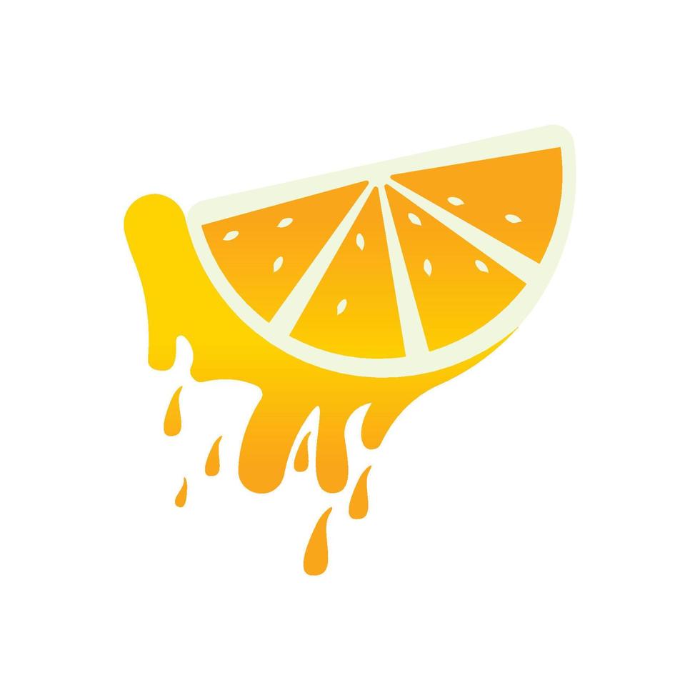 Orange logo design vector icon