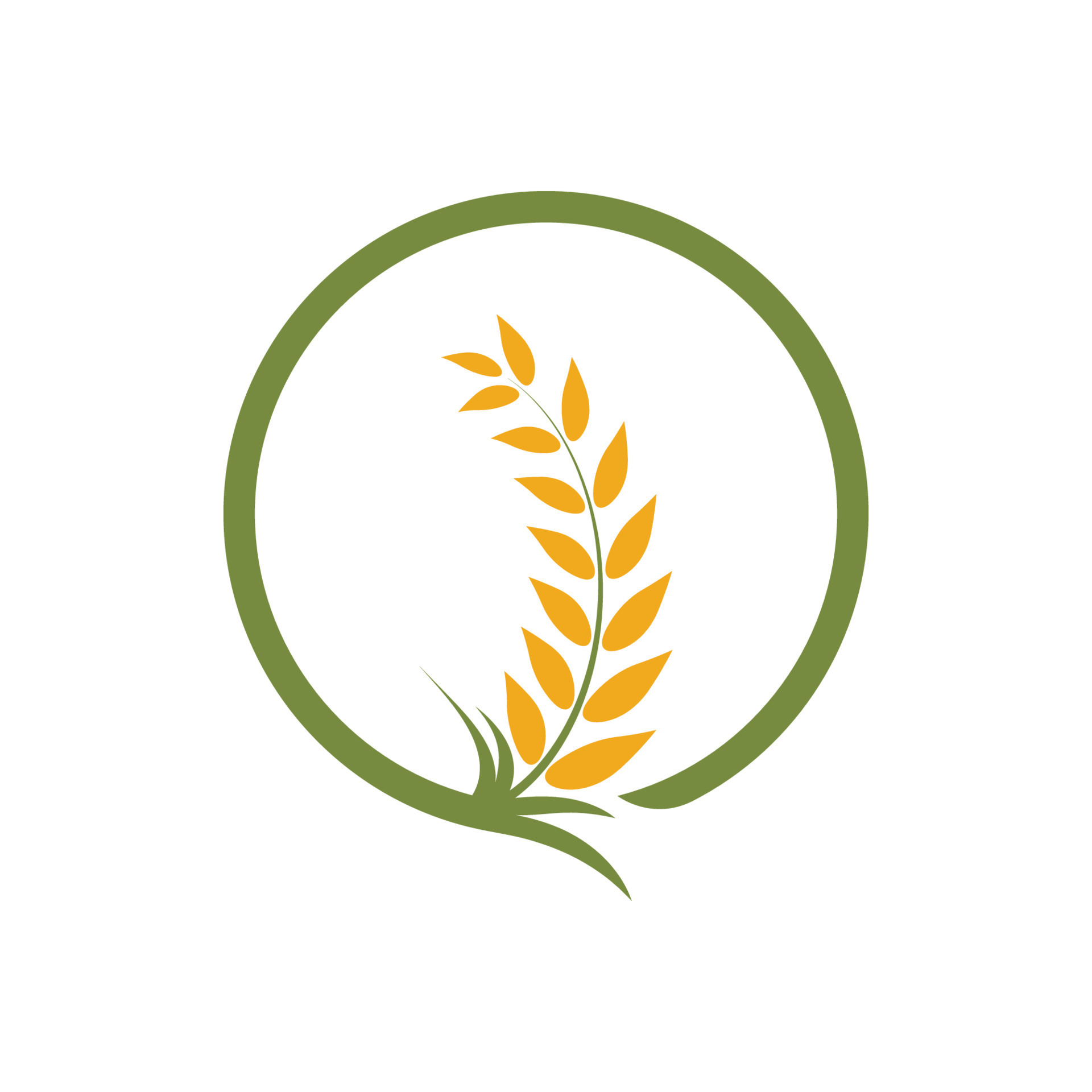 Wheat Logo Vector Icon Illustration Vector Art At Vecteezy