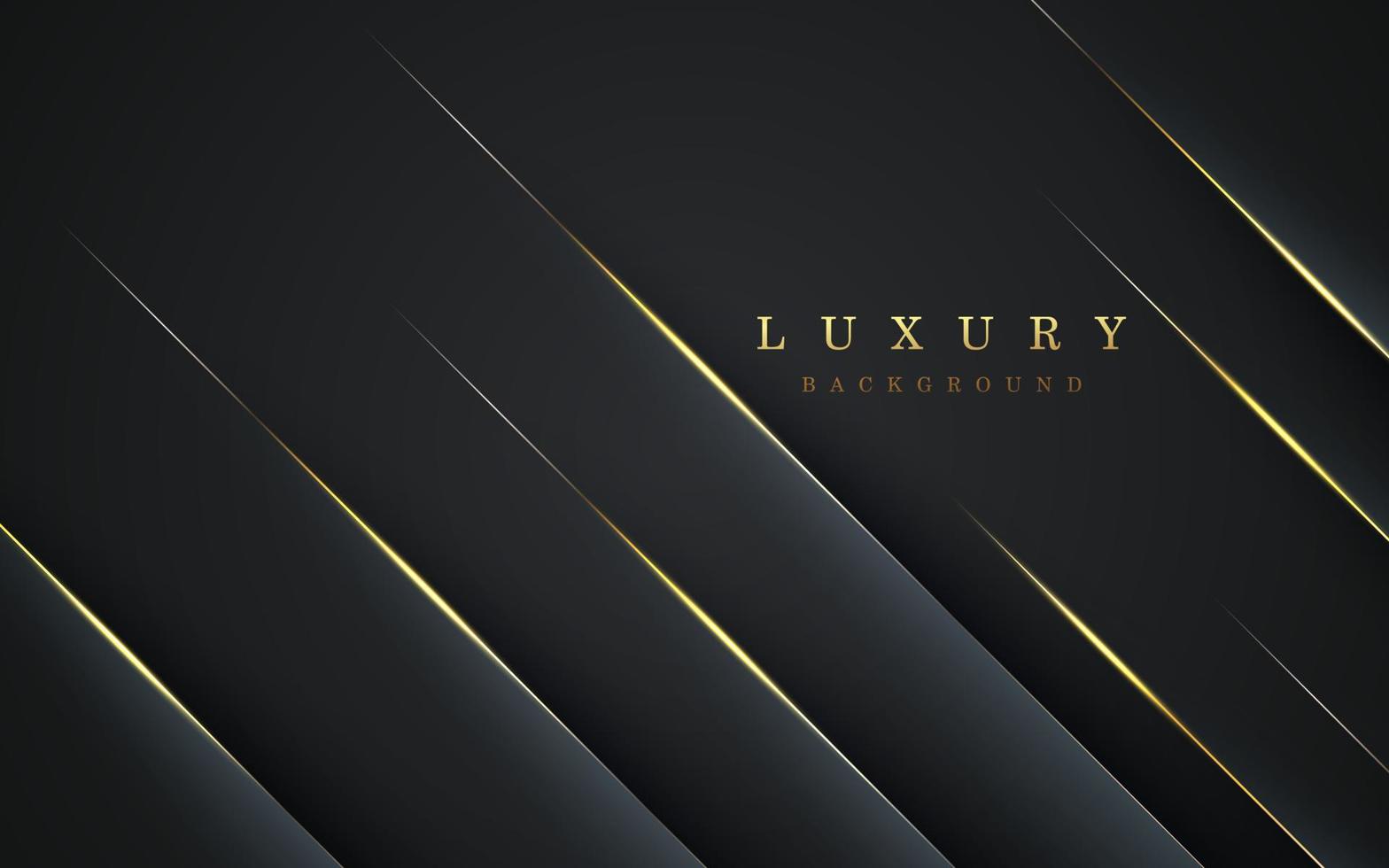 abstract black diagonal stripe with golden line shadow and light luxury texture background. eps10 vector