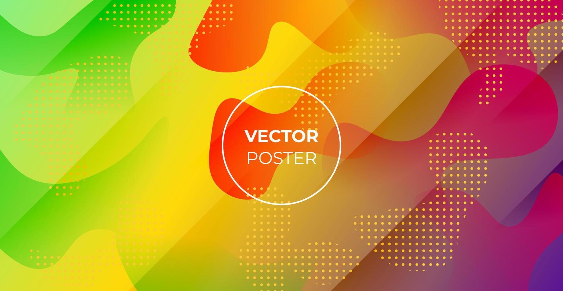 minimal abstract colorful yellow orange liquid color gradient, fluid shape geometric with dots background. eps10 vector