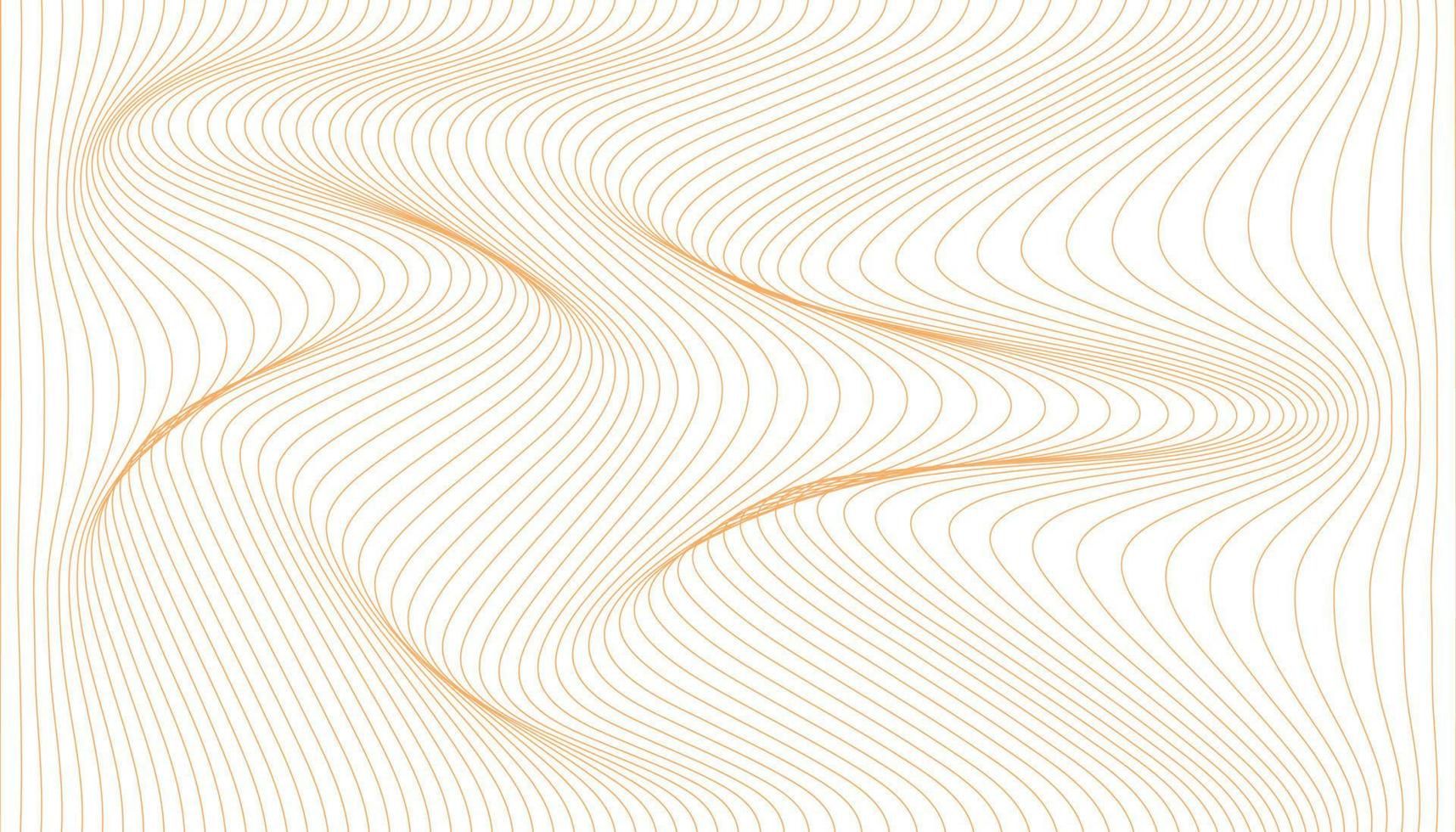 Line waves on white background, abstract background vector design