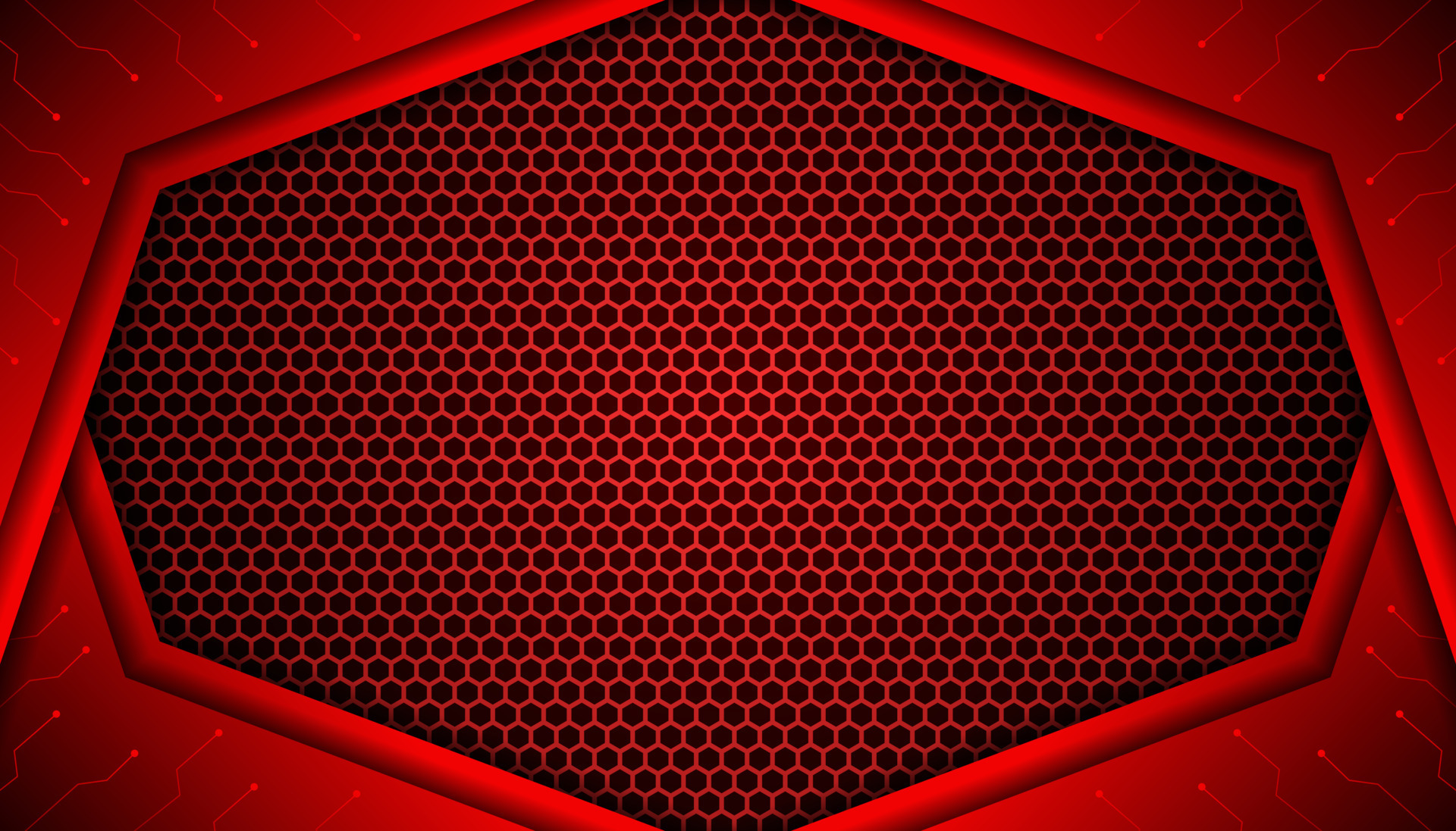 Hình nền trò chơi tương lai màu đỏ đen có hình lục giác là một sự lựa chọn tuyệt vời nếu bạn muốn một gam màu sôi động và nổi bật. Hình độc đáo và sắc nét sẽ khiến bạn ngây ngất.