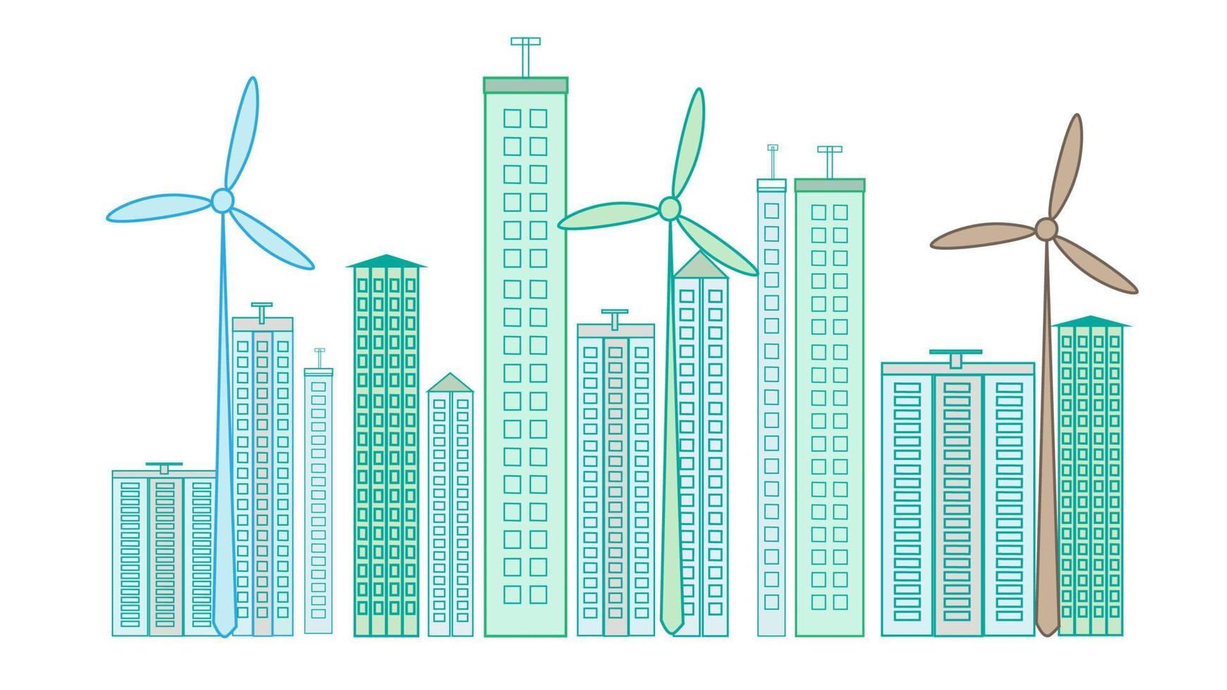 limpiar verde ambiente. ecología concepto y ambiental diseño elementos para sostenible energía desarrollo, vector ilustración naturaleza, ecología, orgánico, ambiente, pancartas