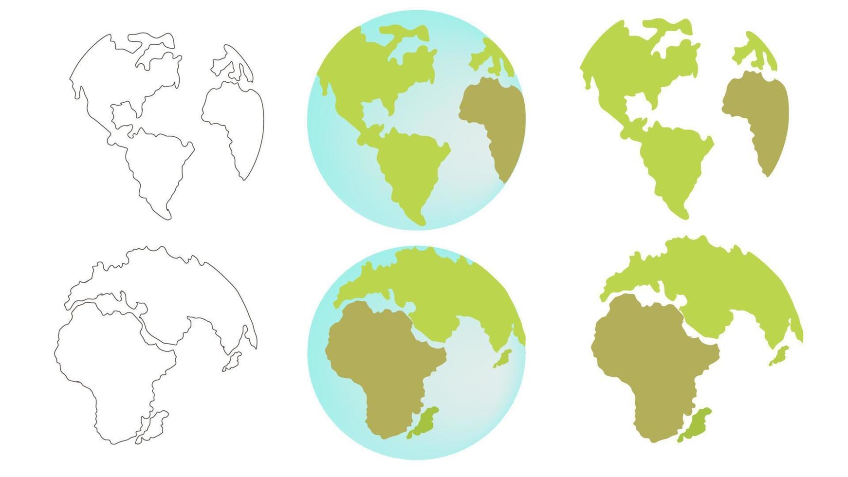 limpiar verde ambiente. ecología concepto y ambiental diseño elementos para sostenible energía desarrollo, vector ilustración naturaleza, ecología, orgánico, ambiente, pancartas