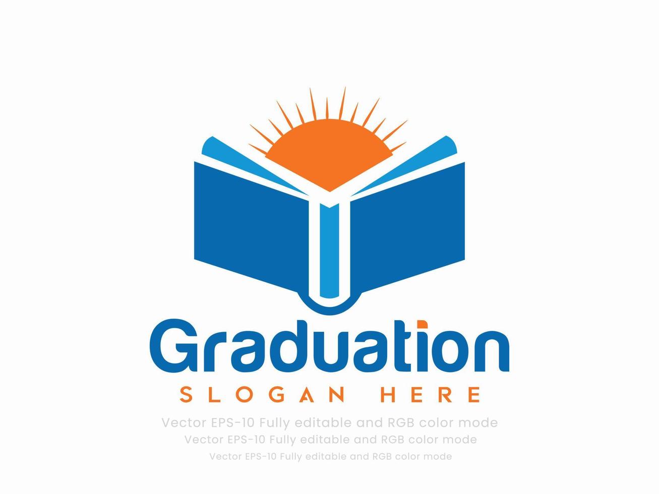 graduación o educación logo vector