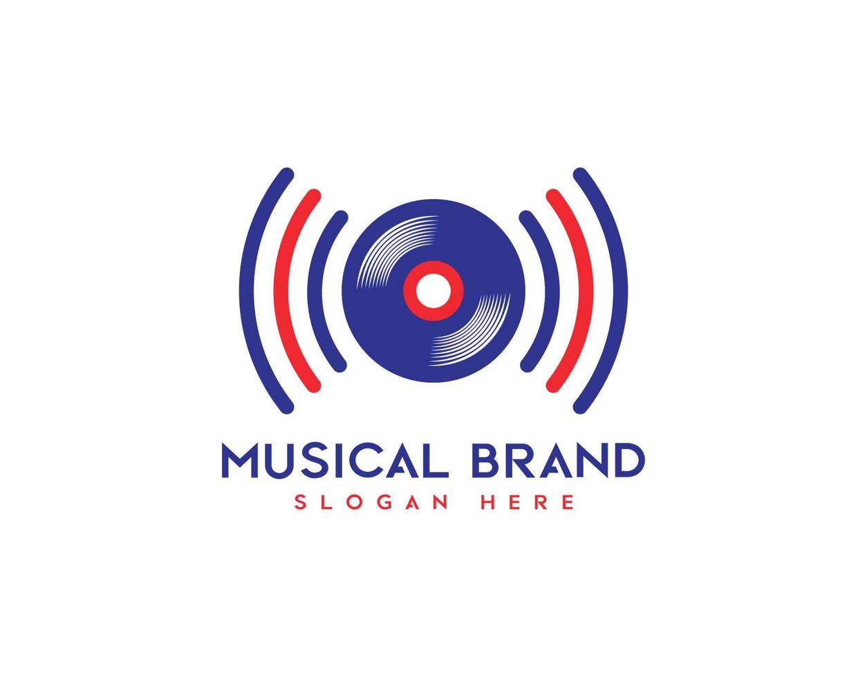 musical brand logo or icon sign symbol vector