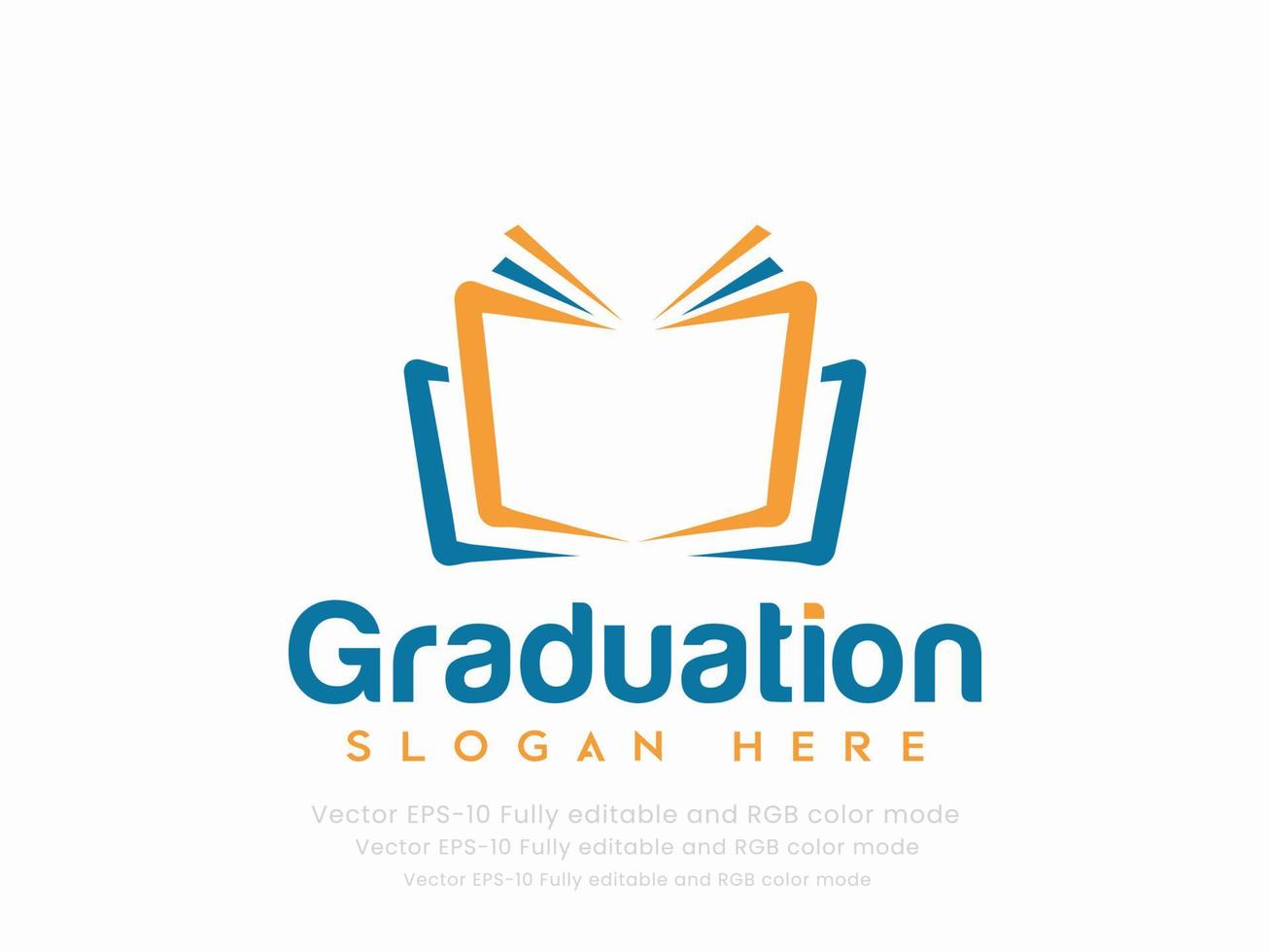 graduación o educación logo vector