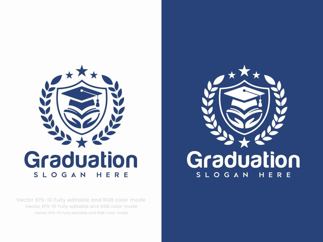 graduación o educación logo vector