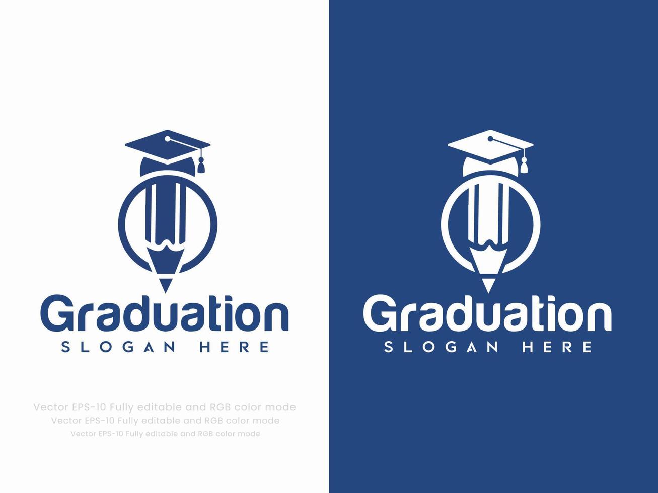 graduación o educación logo vector