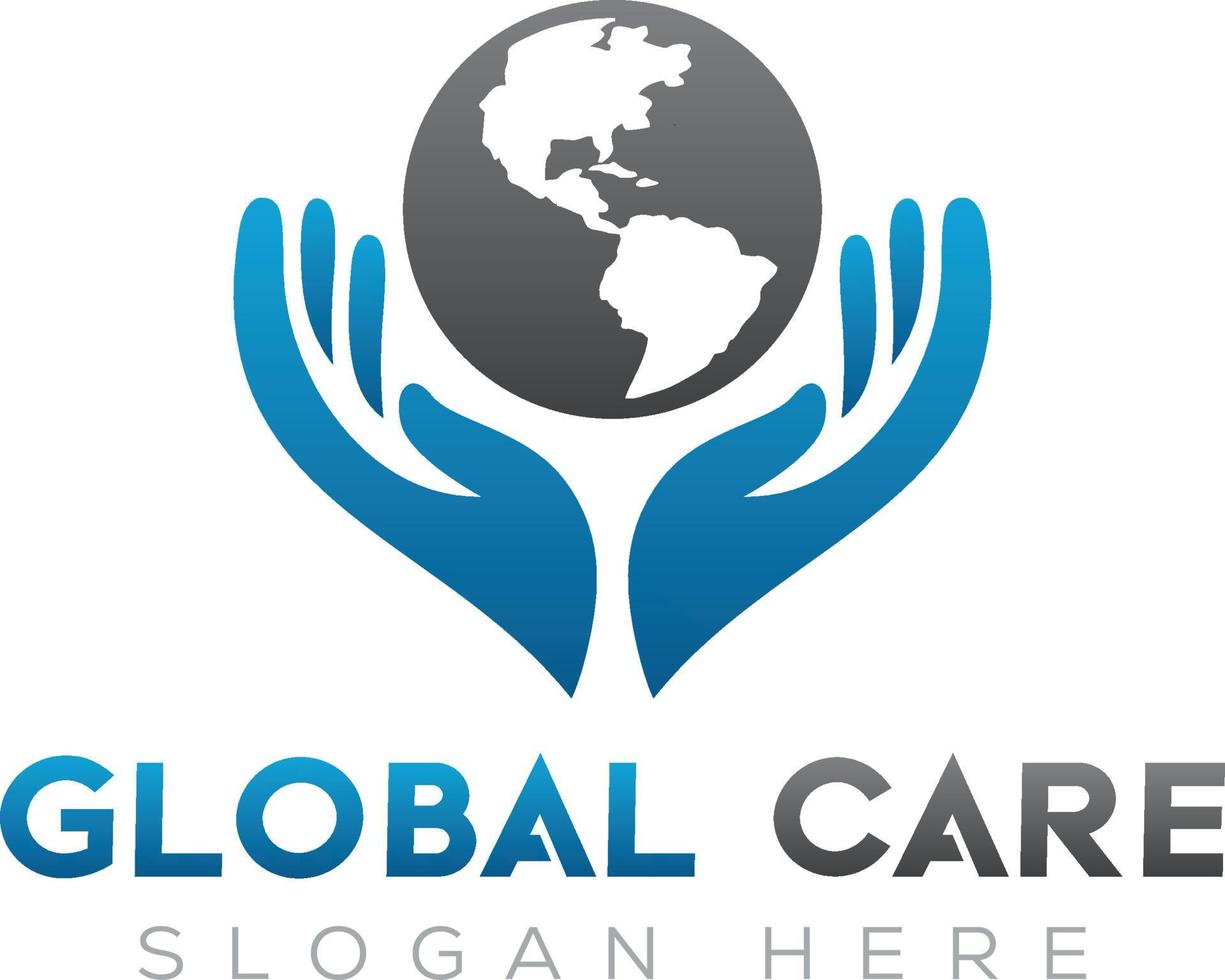 Global care logo vector