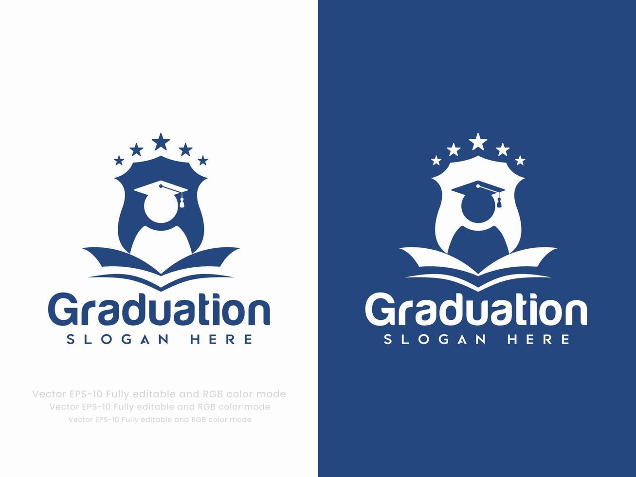 graduación o educación logo vector