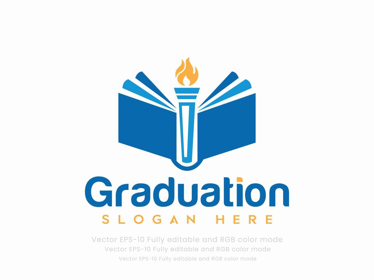 graduación o educación logo vector