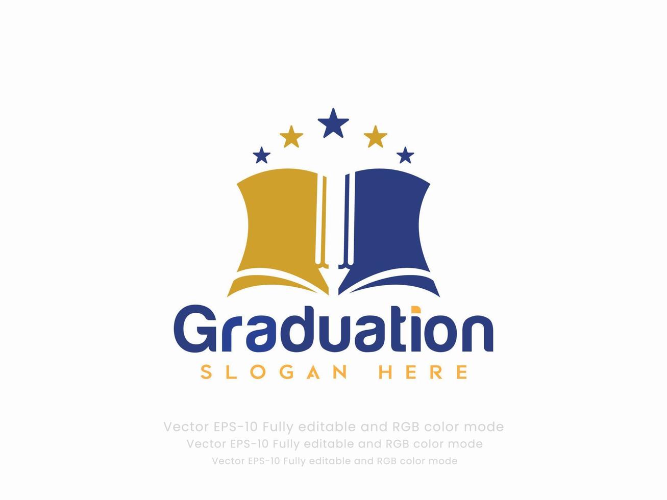 graduación o educación logo vector