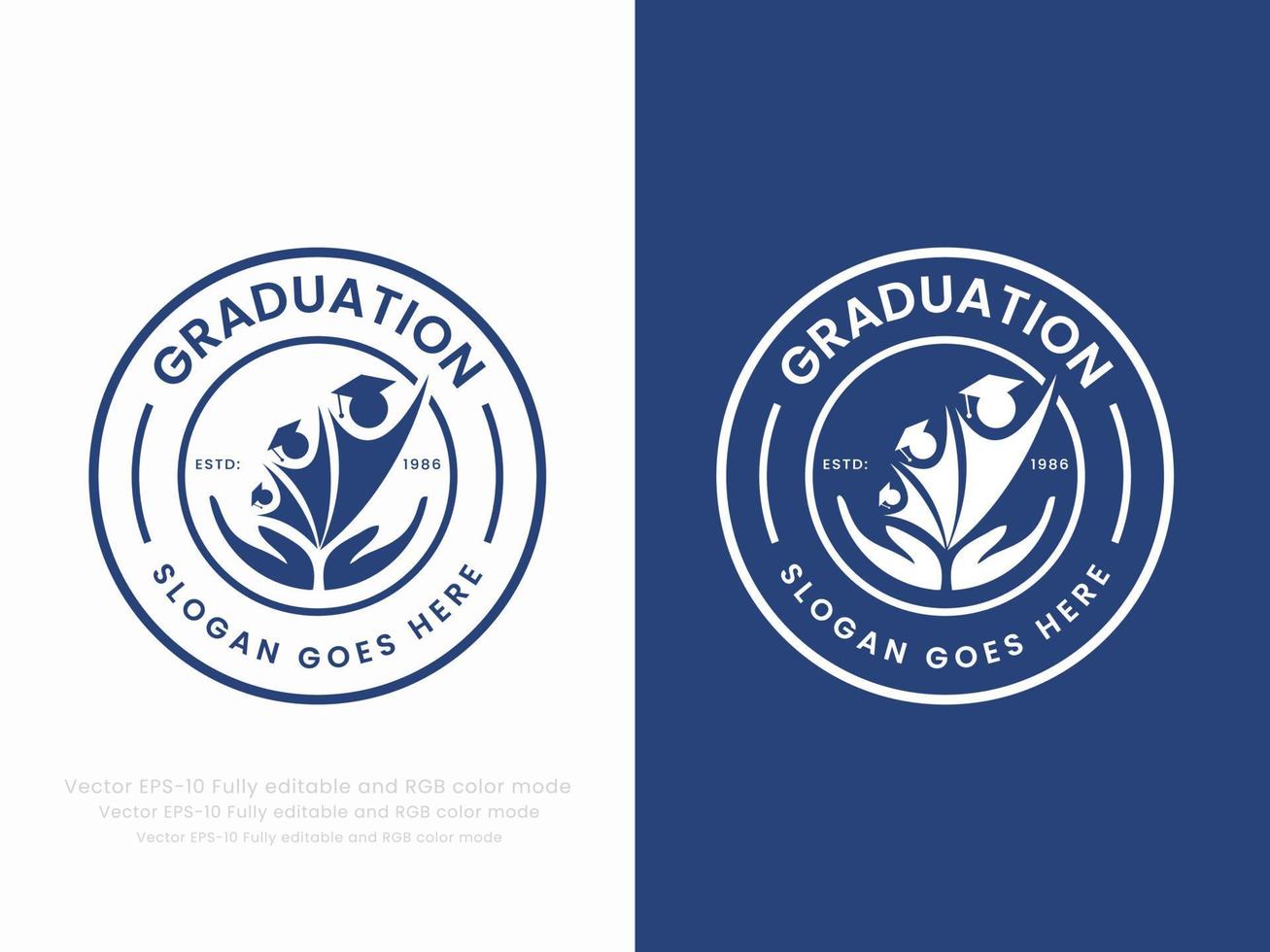 Graduation or education logo vector