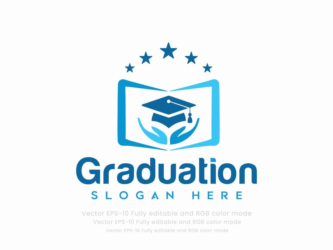 Graduation or education logo vector