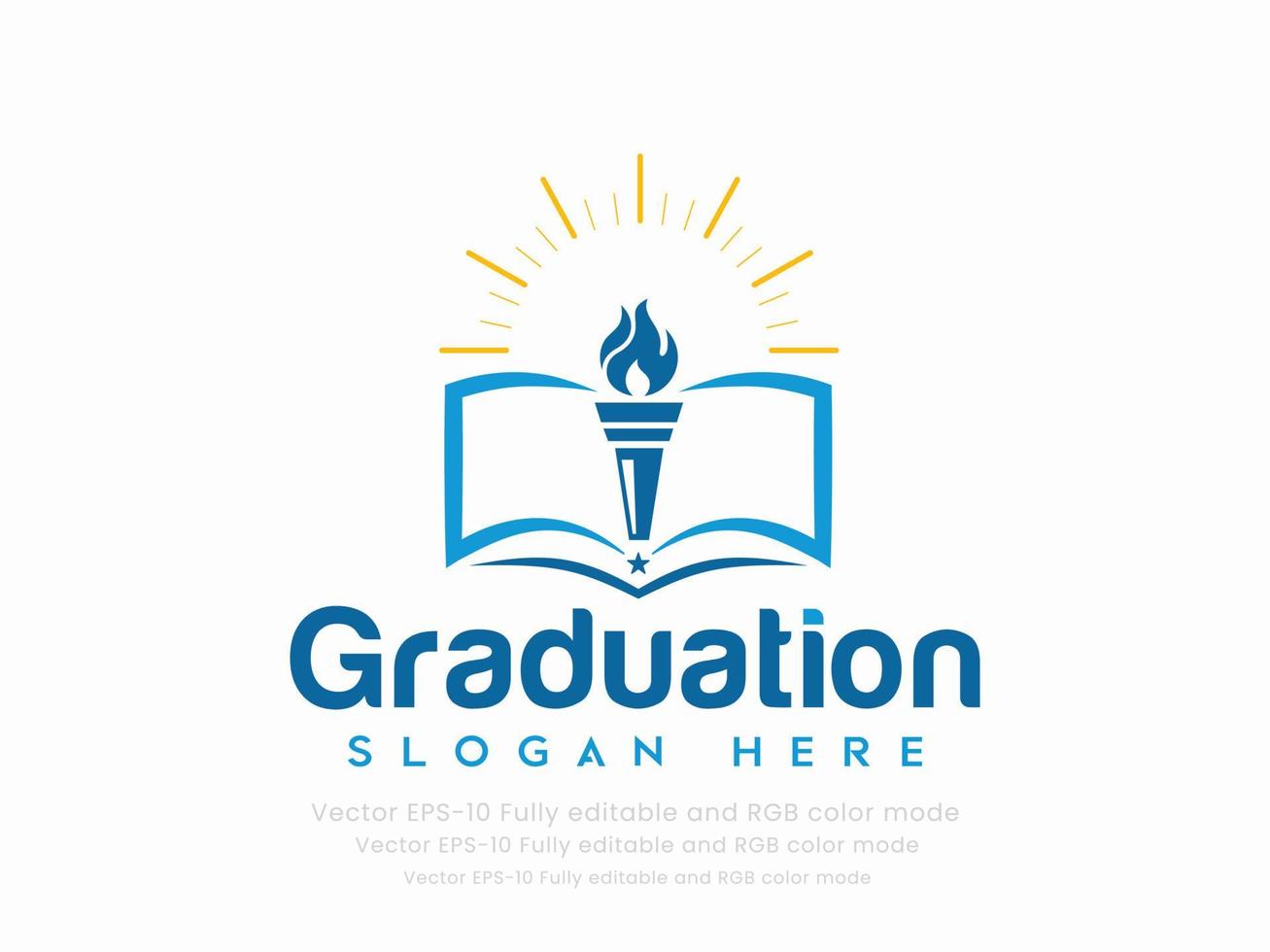 Graduation or education logo vector