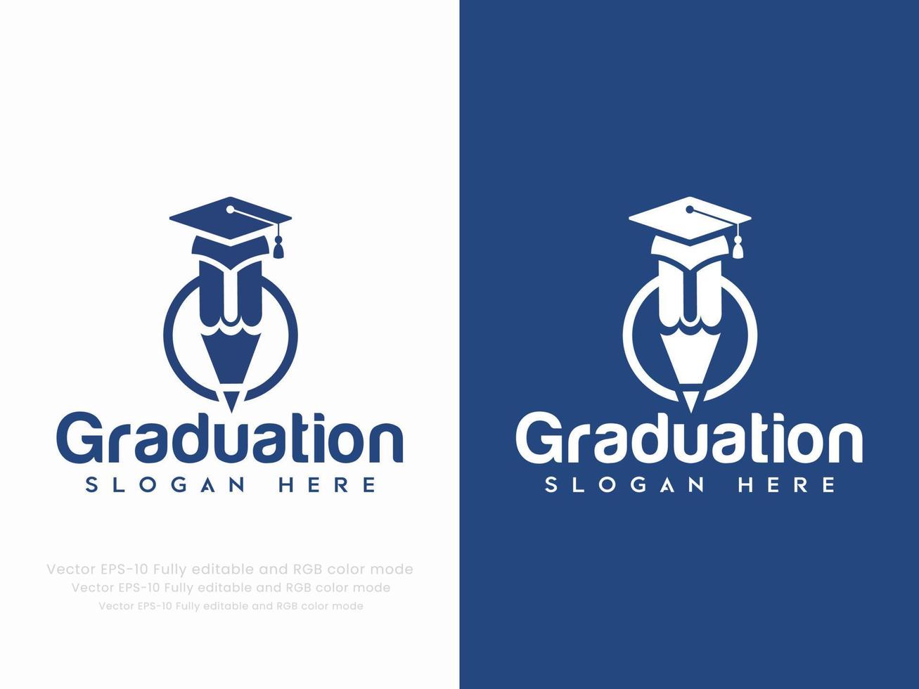 graduación o educación logo vector