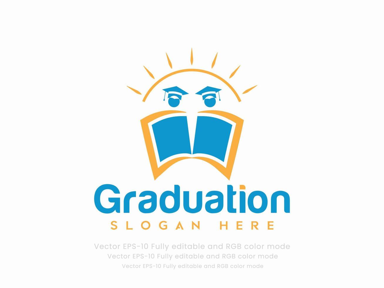 graduación o educación logo vector