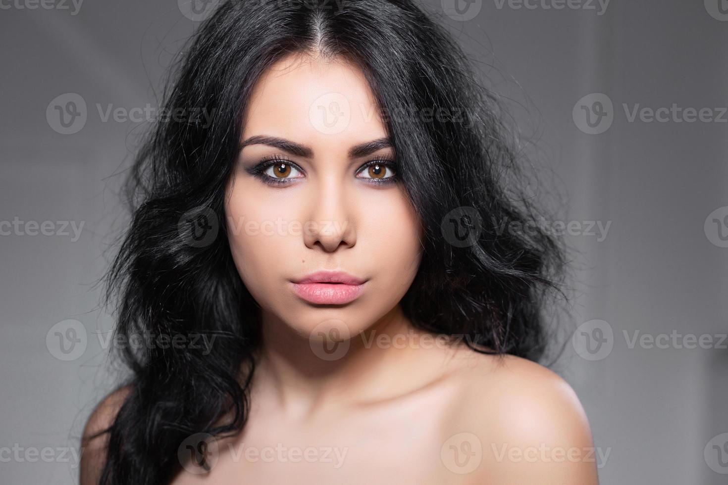 Portrait of a beautiful young woman photo