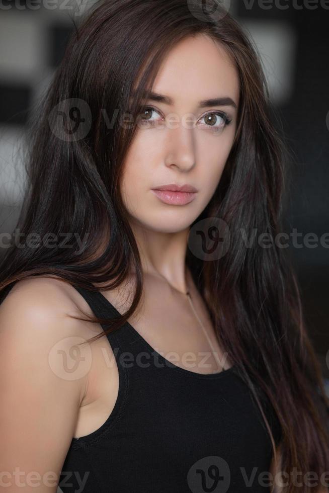 Portrait of a beautiful lady photo