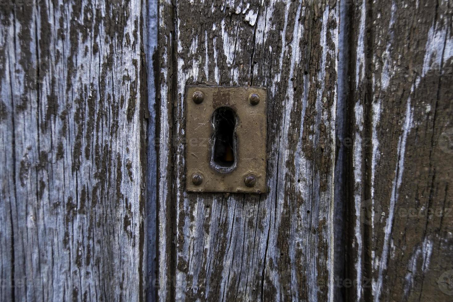 Old rusty lock photo