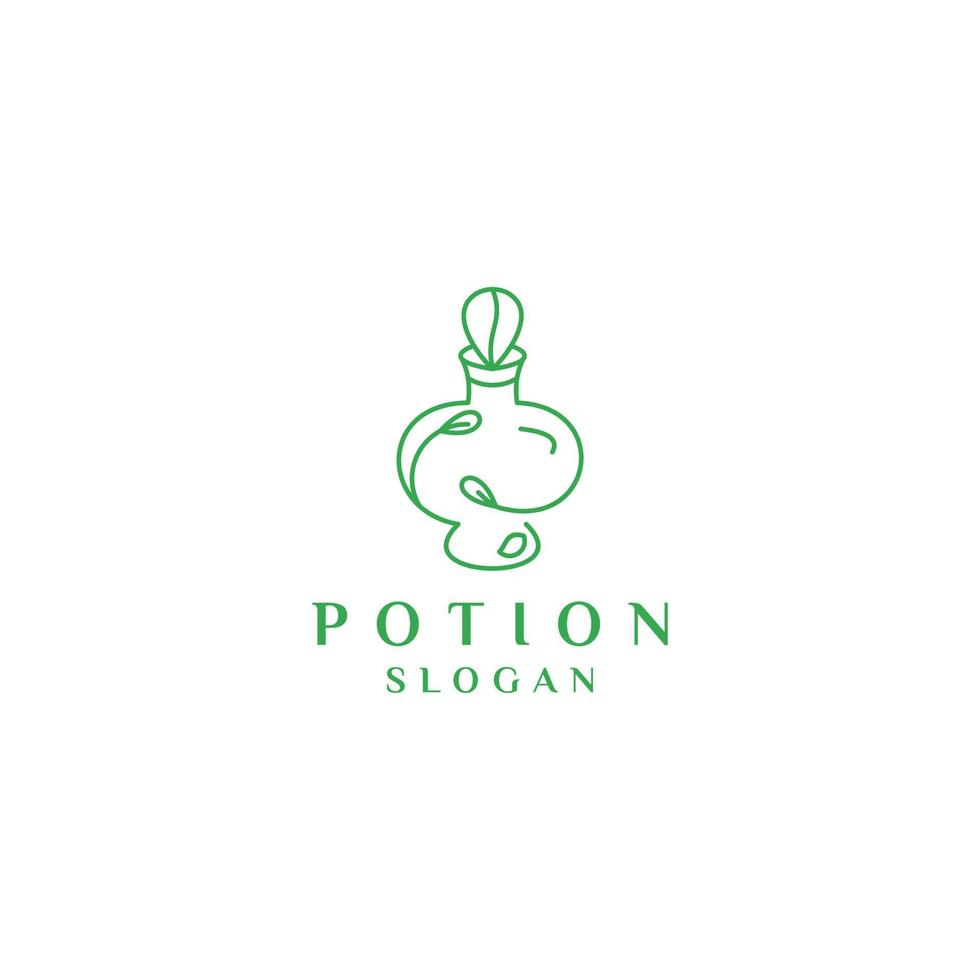 Potion logo design icon vector