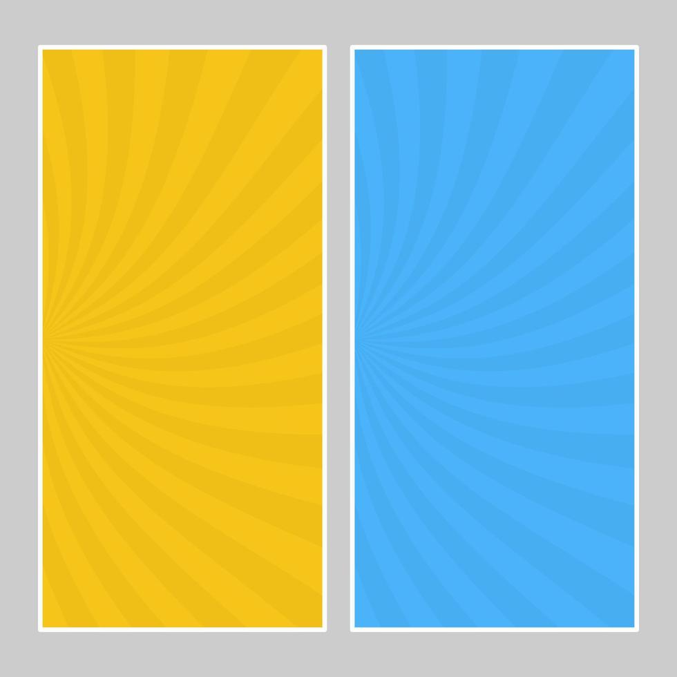 Set of multi colored pop art banners. Halftone comic template with place for your text for design. Vector illustration