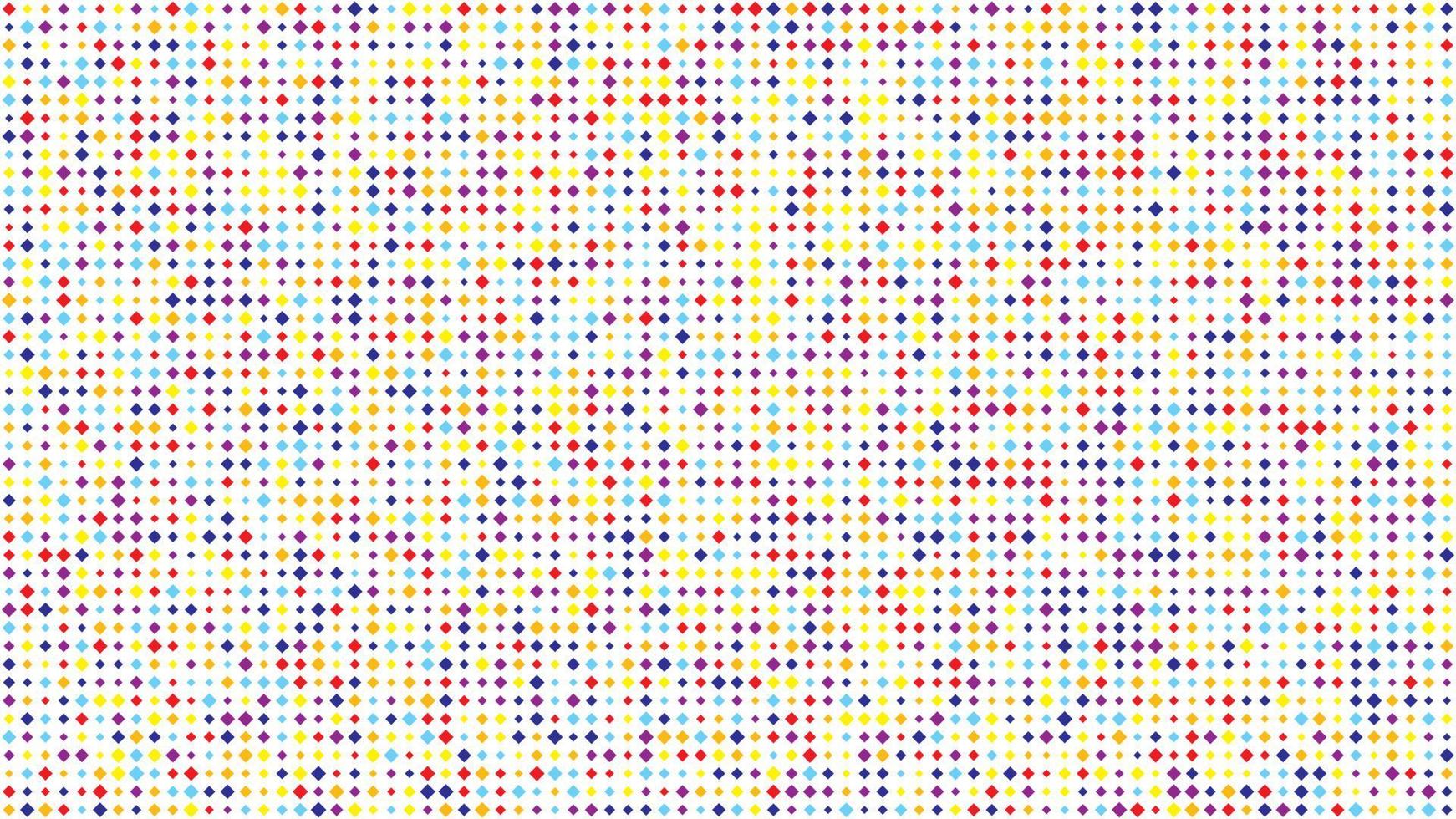 Abstract geometric background of squares. Multicolor pixel background with empty space. Vector illustration.