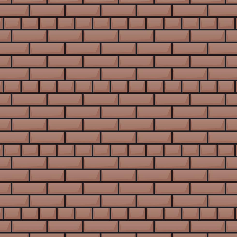 Grey brick wall background. Vector illustration